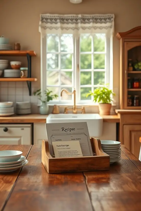cherished family recipe displays