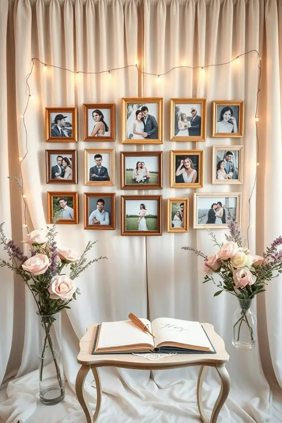 cherished memories photo wall