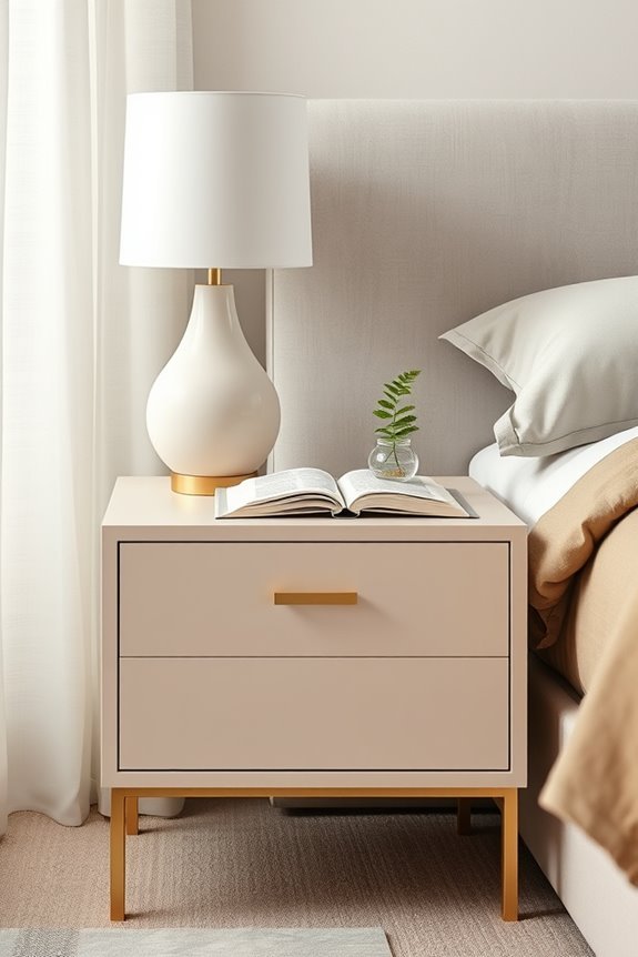chic and functional nightstands
