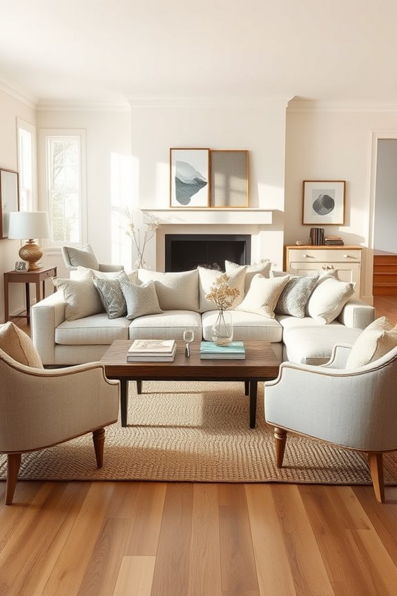 chic belgian living room