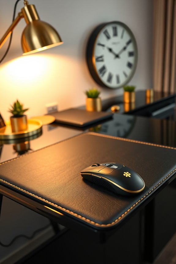 chic black and gold elegance