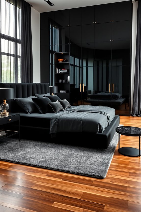 chic black storage solutions