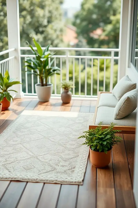 chic durable outdoor rugs