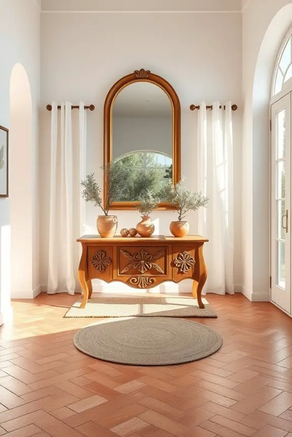 chic entryway decor elements
