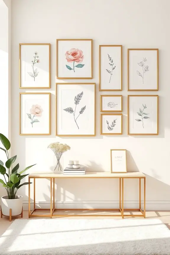 chic gallery wall inspiration