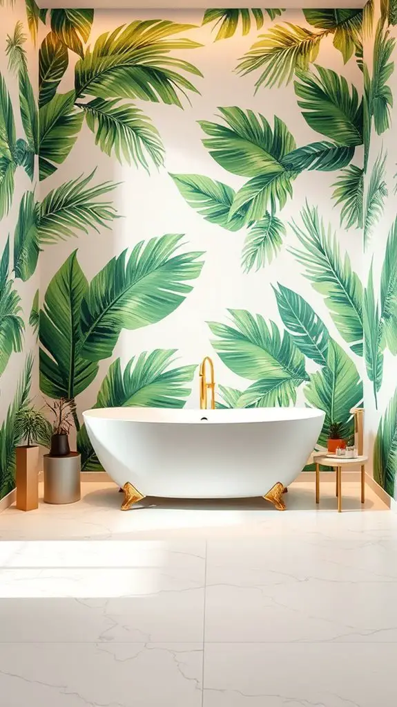 chic geometric tropical designs