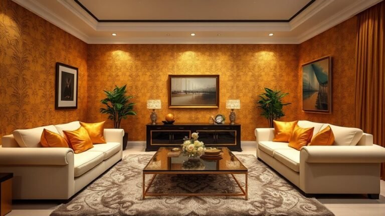 chic gold wallpaper designs