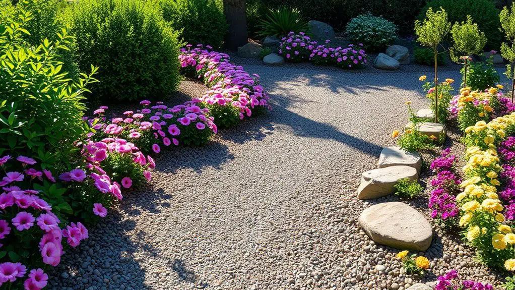 chic gravel garden designs