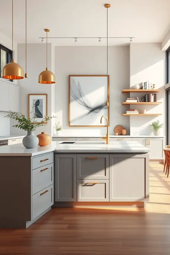 chic kitchen wall art