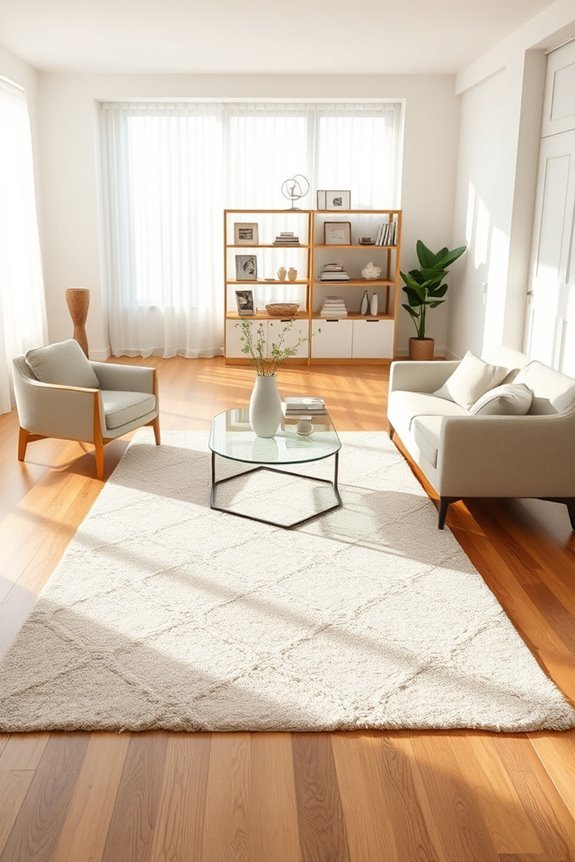 chic layered area rugs
