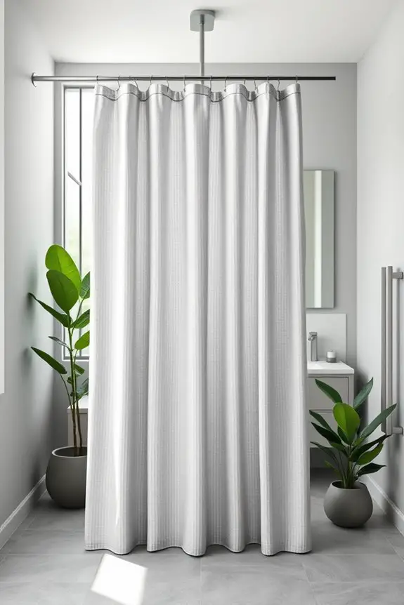chic modern grey curtains
