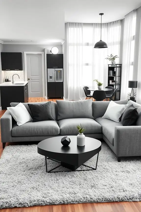 chic monochrome home elegance