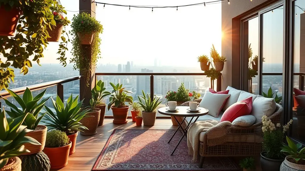chic outdoor balcony designs