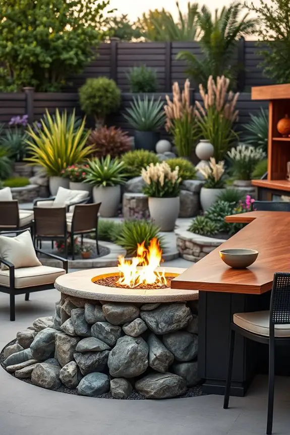 chic outdoor bar experience