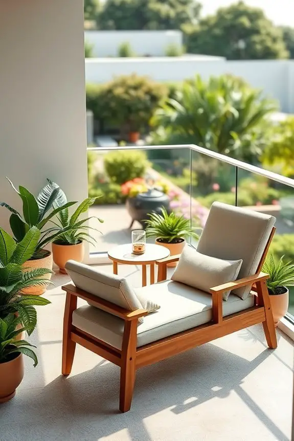 chic outdoor lounge comfort