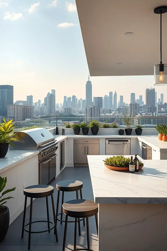 chic rooftop culinary oasis