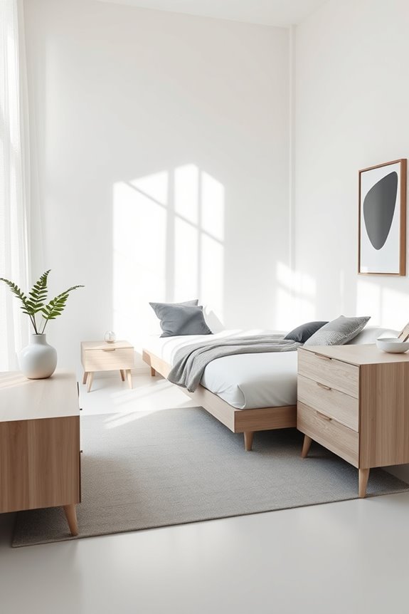 chic serene minimalist design