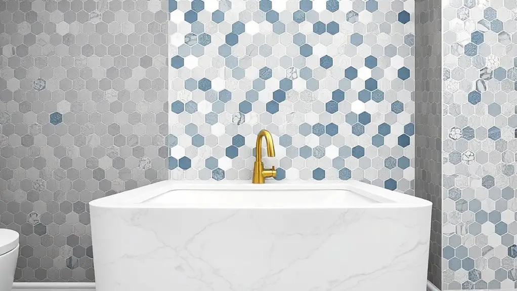 chic timeless bathroom tiles