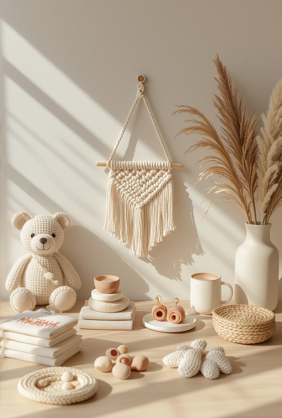 child friendly boho shower corner