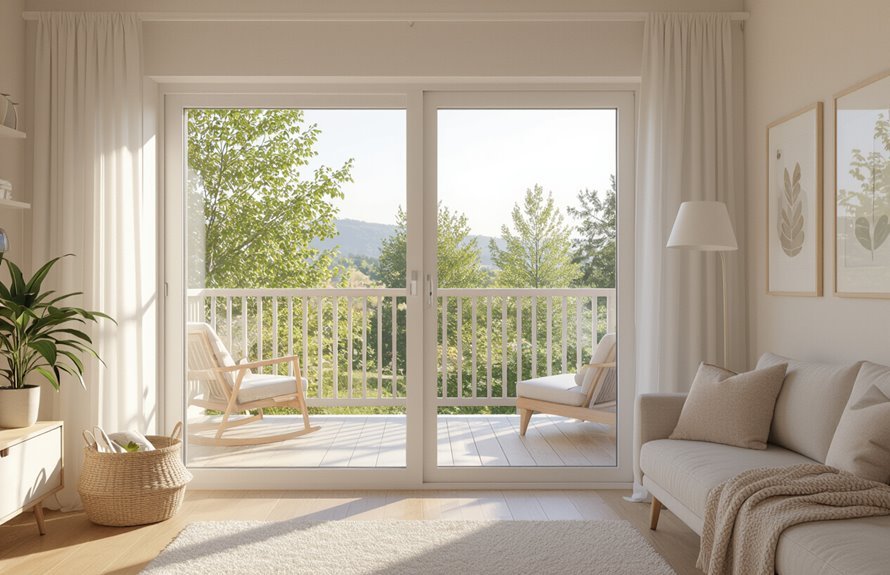 childproof window and balcony