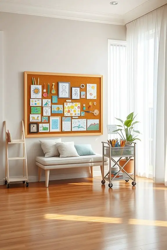 children s art display ideas