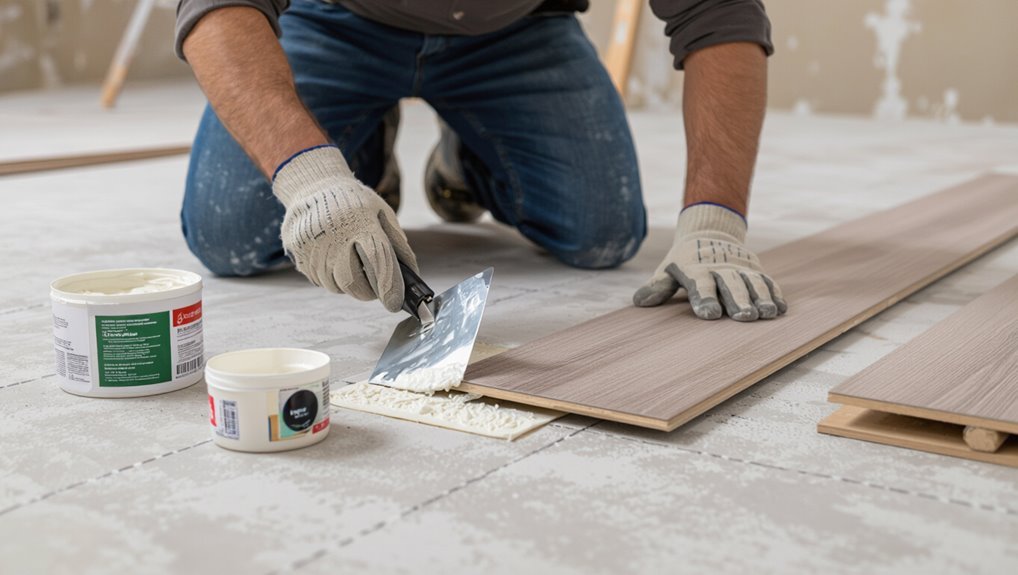 choose and apply adhesives carefully