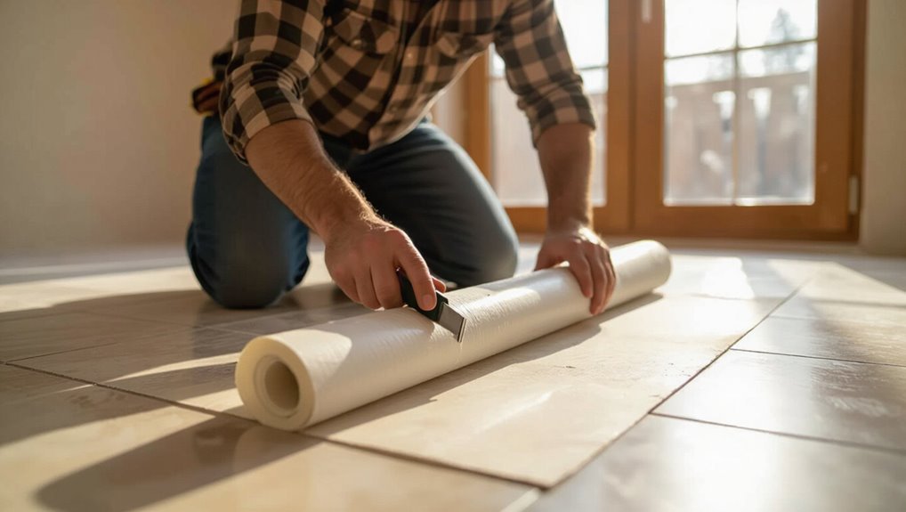 choose and install underlayment