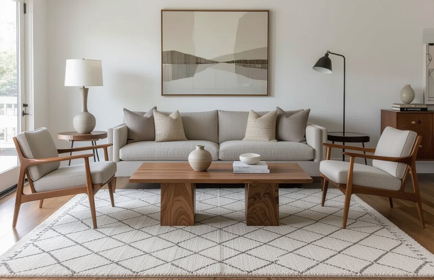 choose and position rugs