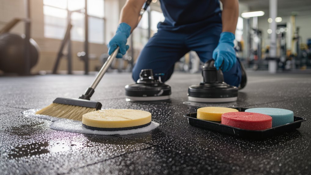 choose appropriate scrubbing tools