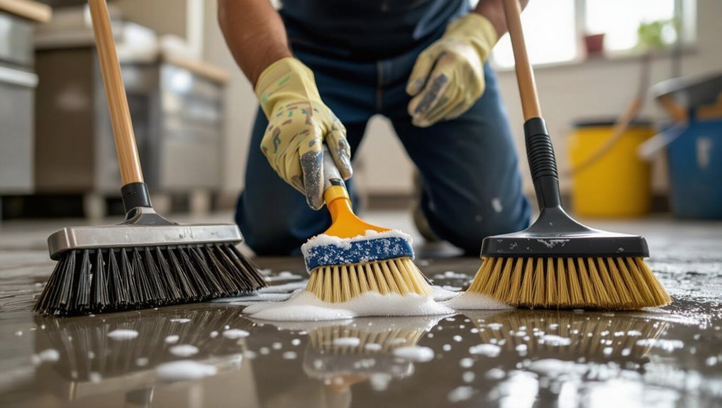choose brush scrub effectively