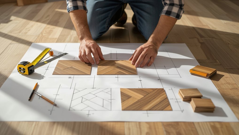 choose tile layout pattern