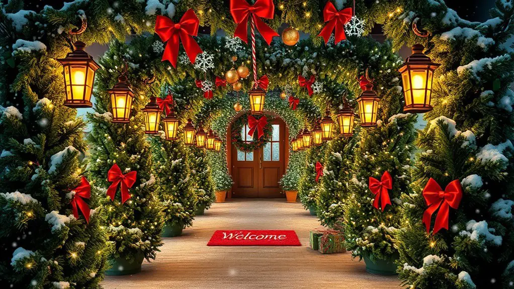 christmas walkway decoration ideas