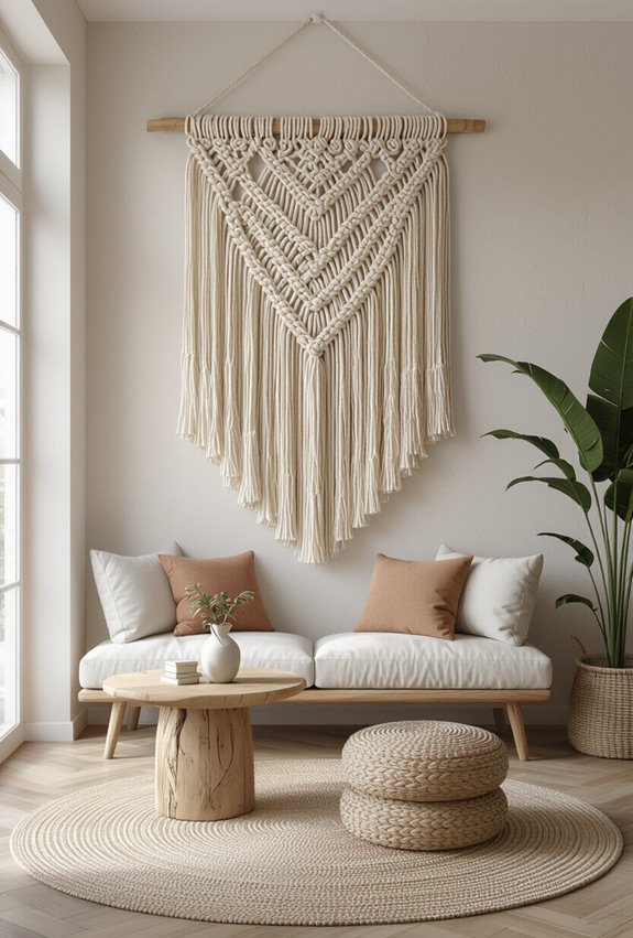 chunky knots asymmetrical bold fringe