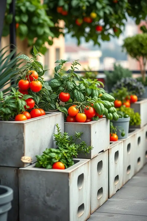 cinder block garden innovation
