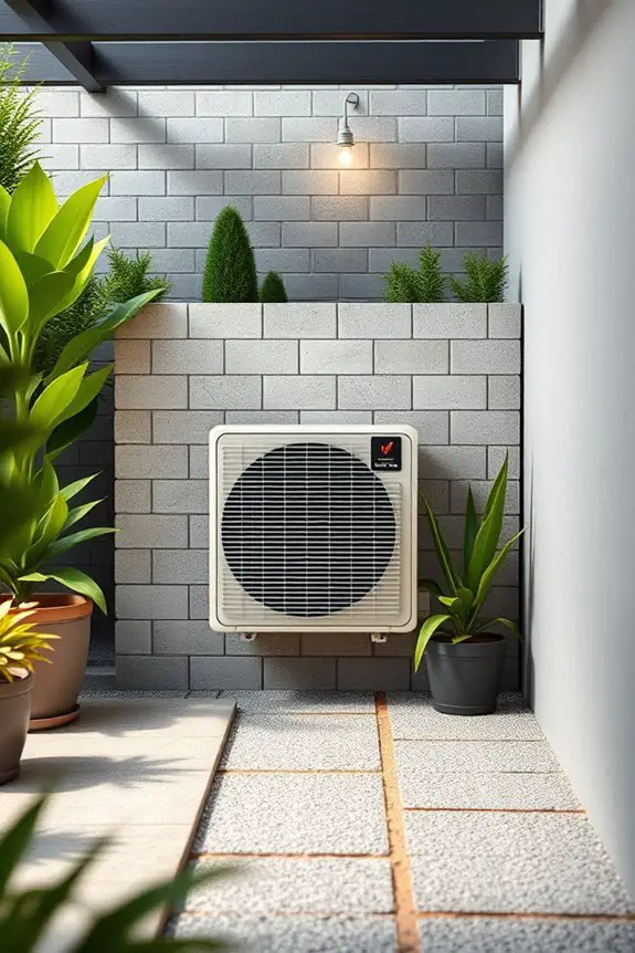 cinder blocks for outdoor design