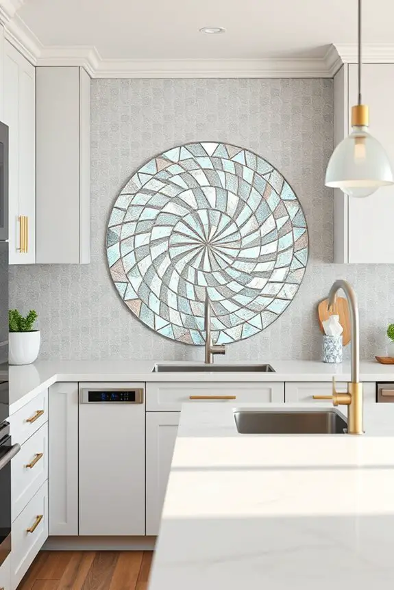 circular backsplash design ideas