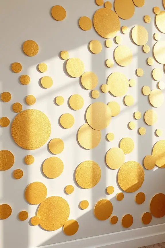 circular decorative tape patterns