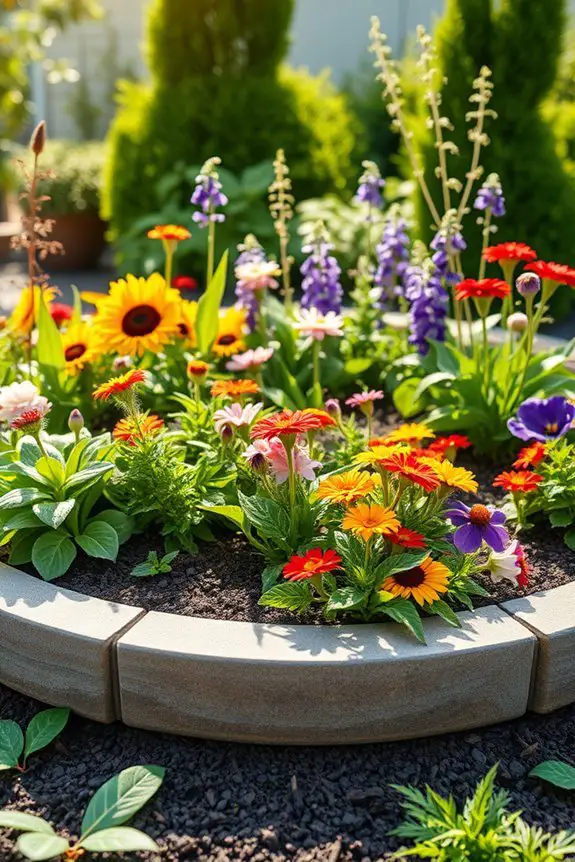 circular garden bed benefits