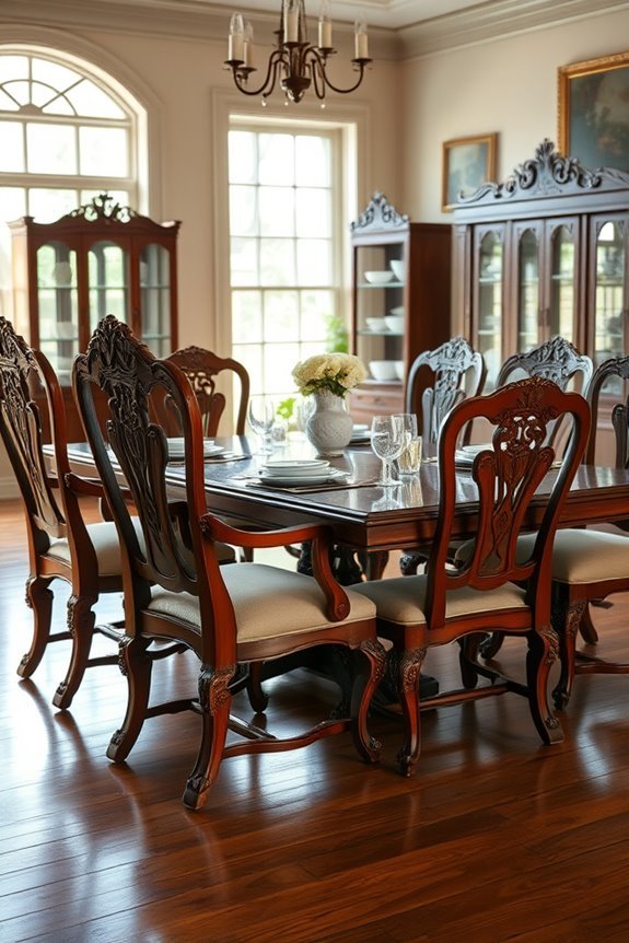 classic colonial dining chairs