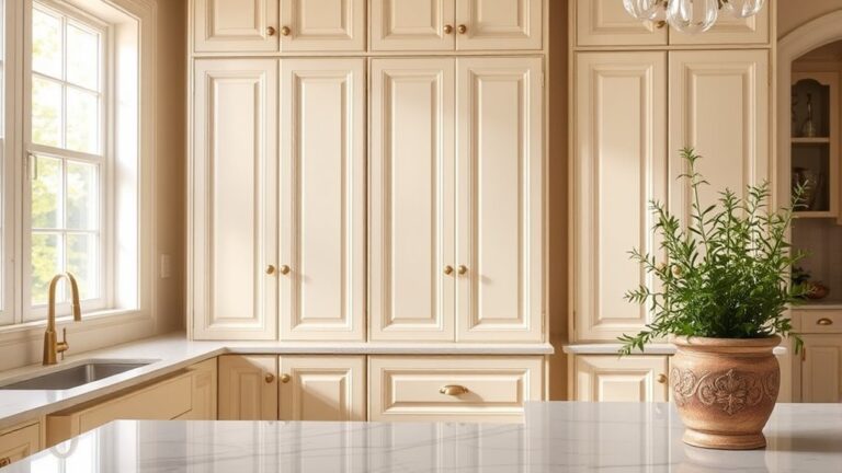 classic cream kitchen cabinets