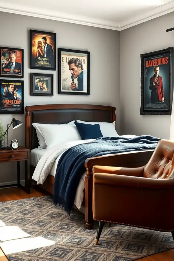 classic movie poster decor