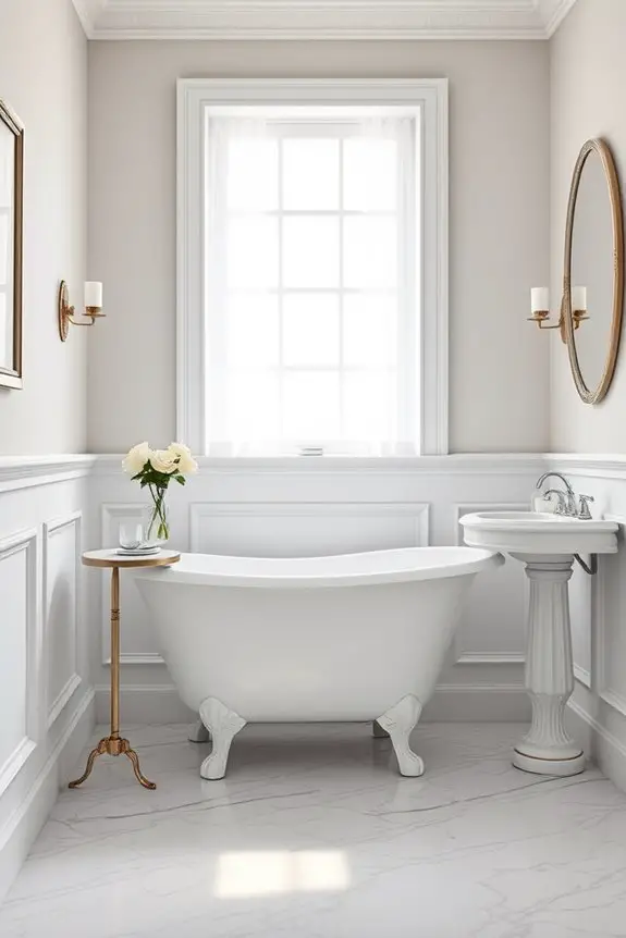 classic wainscoting for elegance