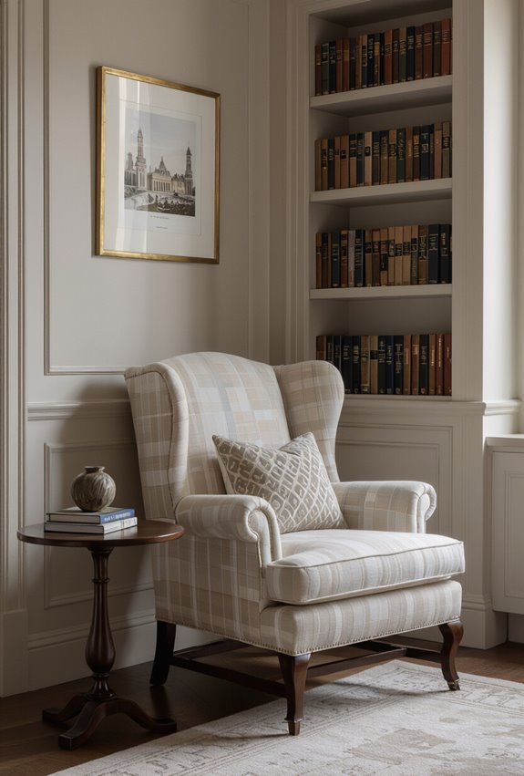 classical corner reading nook