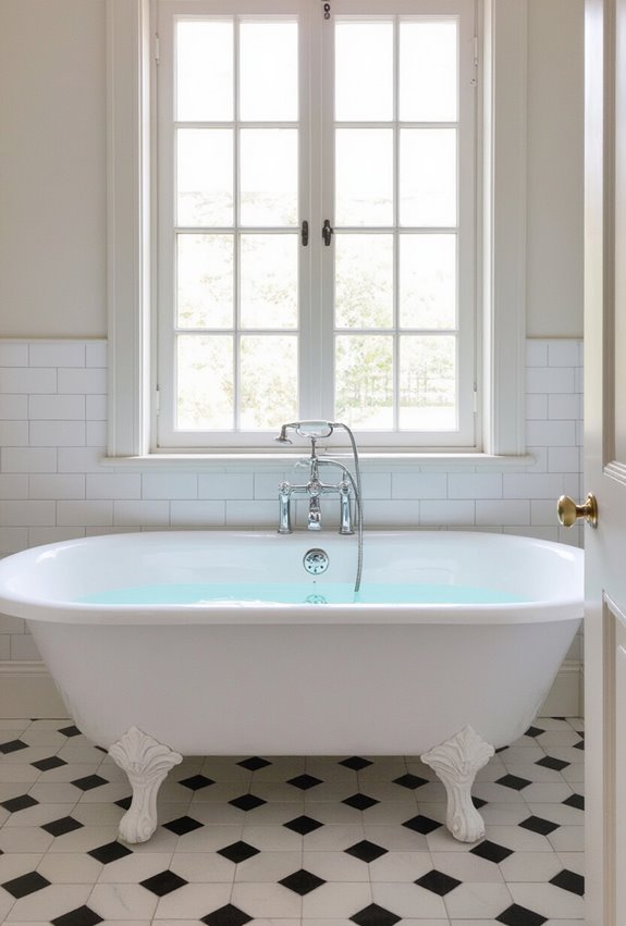 clawfoot tub skirt options