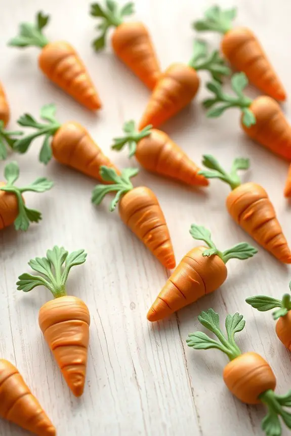 clay carrot crafting fun
