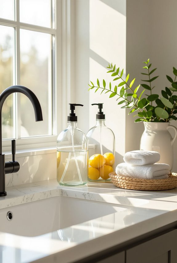 clear pump jug refill system