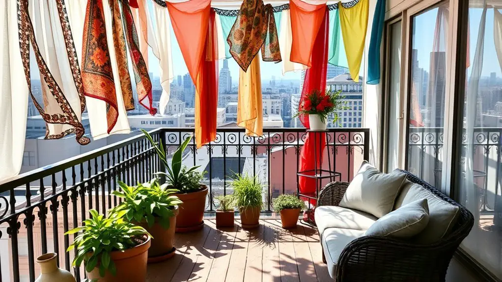 clever balcony clothes organization