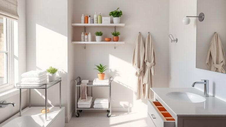 clever bathroom organization ideas