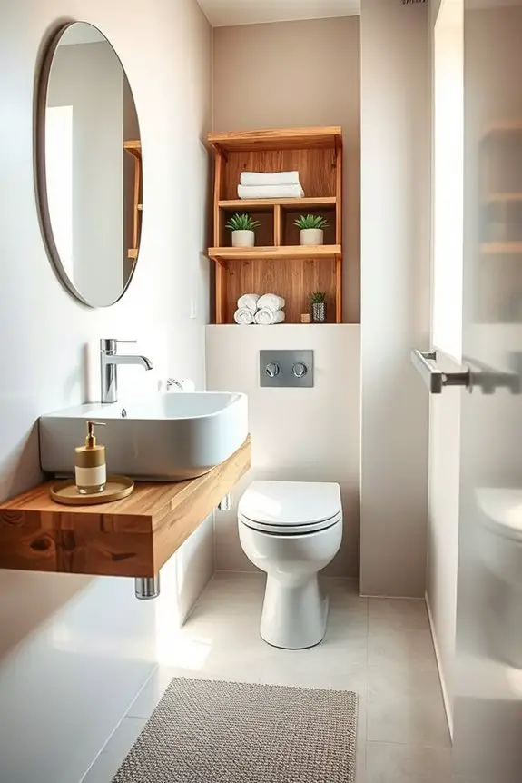 clever bathroom space solutions