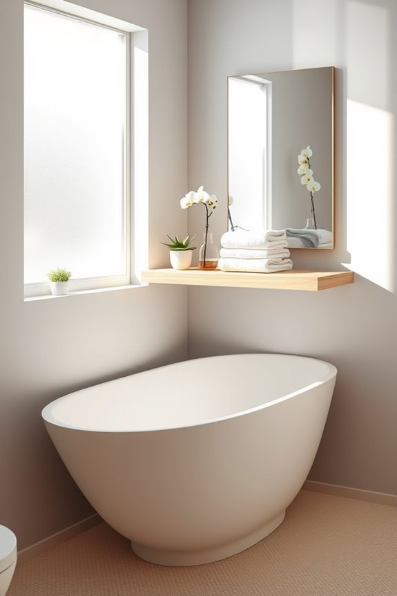 clever bathroom storage solution